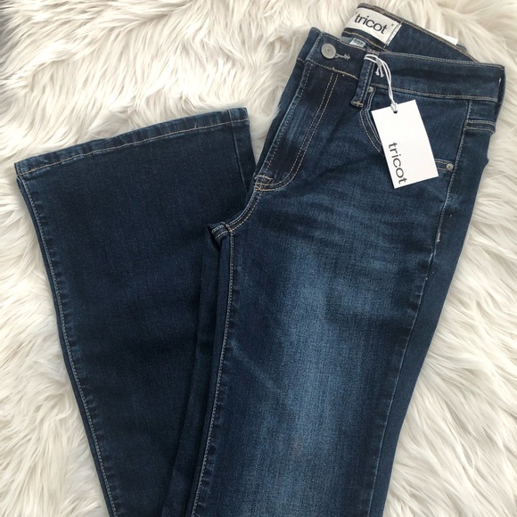 Tricot Bootcut Jeans - Picture 1 of 4